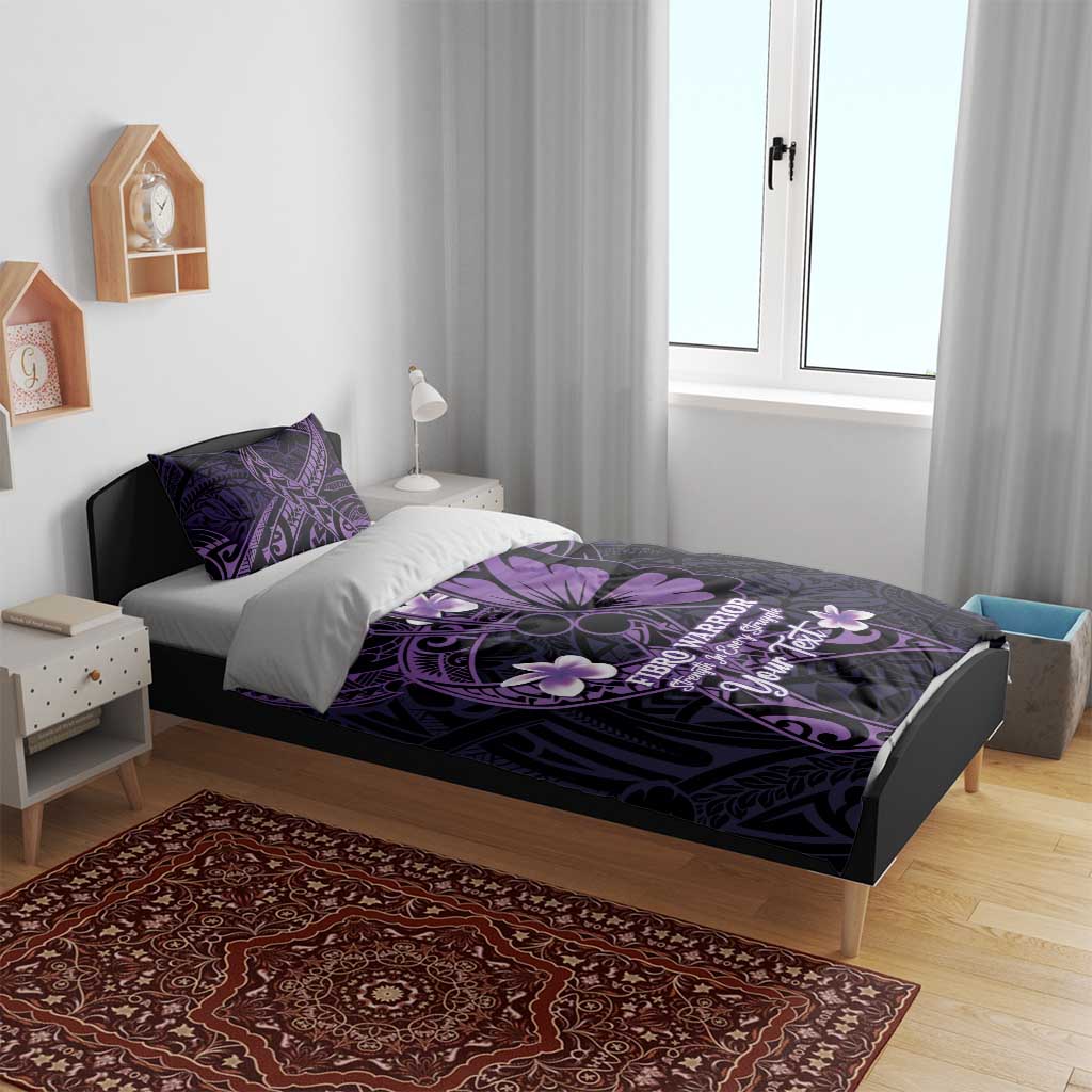 Personalised Fibromyalgia Awareness Month Bedding Set Fibro Warrior Strength In Every Struggle