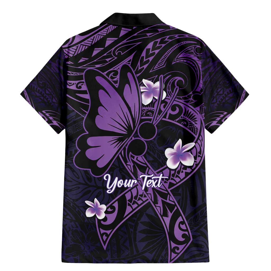 Personalised Fibromyalgia Awareness Month Family Matching Mermaid Dress and Hawaiian Shirt Fibro Warrior Strength In Every Struggle LT14 - Polynesian Pride