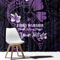 Personalised Fibromyalgia Awareness Month Window Curtain Fibro Warrior Strength In Every Struggle LT14 - Polynesian Pride