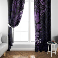 Personalised Fibromyalgia Awareness Month Window Curtain Fibro Warrior Strength In Every Struggle LT14 - Polynesian Pride
