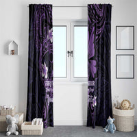 Personalised Fibromyalgia Awareness Month Window Curtain Fibro Warrior Strength In Every Struggle LT14 - Polynesian Pride