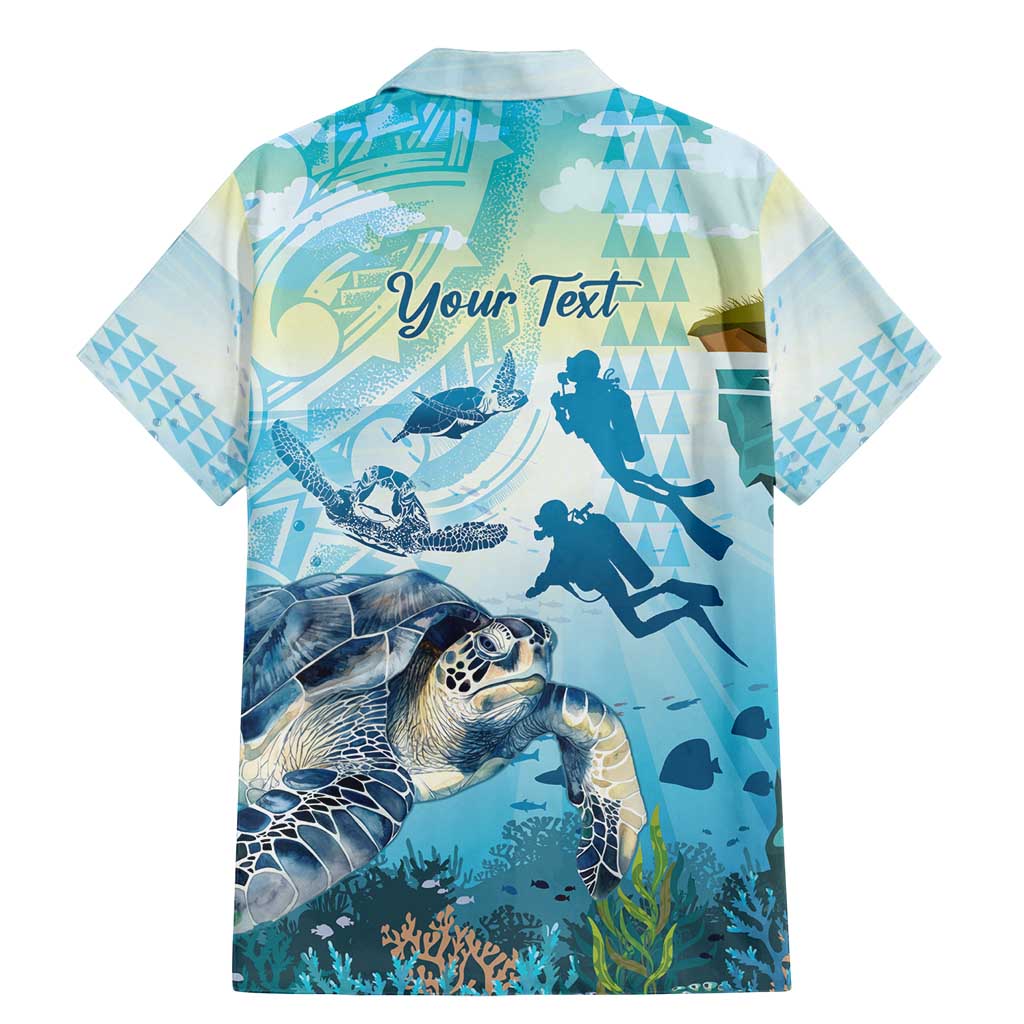 Personalized Snorkeling Hawaii Family Matching Mermaid Dress and Hawaiian Shirt Ocean Lover Hawaiian Kakau Honu Turtle LT14 - Polynesian Pride
