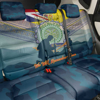 Niue ANZAC Day Back Car Seat Cover We Will Remember Them Camouflage Style LT14 - Polynesian Pride