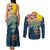 Niue ANZAC Day Couples Matching Tank Maxi Dress and Long Sleeve Button Shirt We Will Remember Them Camouflage Style
