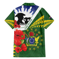Cook Islands ANZAC Day Family Matching Mermaid Dress and Hawaiian Shirt Last Post Lest We Forget LT14 - Polynesian Pride
