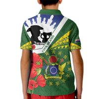 Cook Islands ANZAC Day Kid Polo Shirt Last Post Lest We Forget LT14 - Polynesian Pride