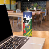 Cook Islands ANZAC Day Skinny Tumbler Last Post Lest We Forget LT14 - Polynesian Pride