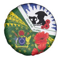Cook Islands ANZAC Day Spare Tire Cover Last Post Lest We Forget LT14 - Polynesian Pride
