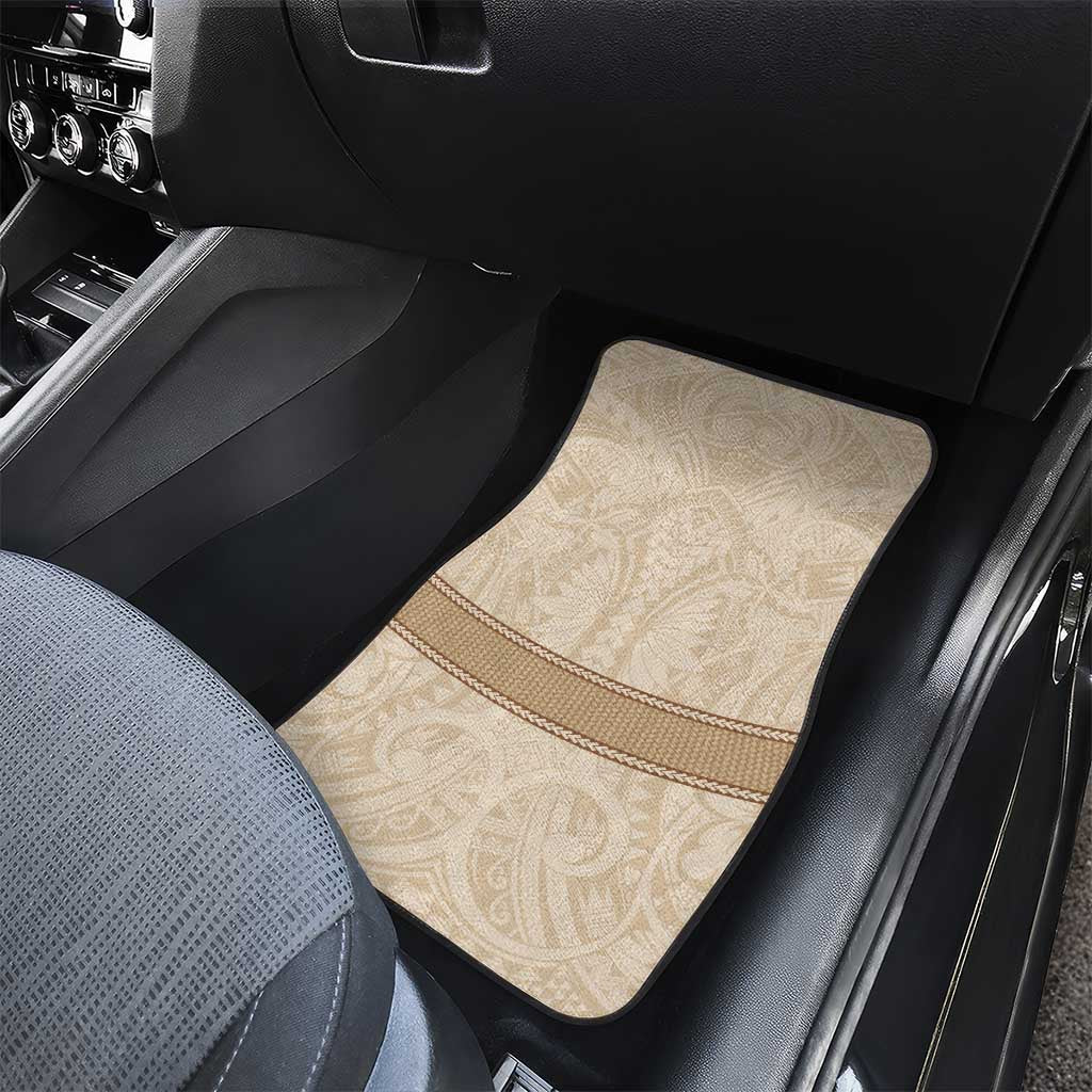 Mauri Ribaberiki Kiribati Car Mats Cowrie Shells Lei Palm Leaf Weaving