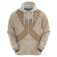 Mauri Ribaberiki Kiribati Hoodie Cowrie Shells Lei Palm Leaf Weaving