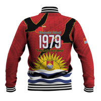Mauri Kiribati Independence Day Baseball Jacket 1979 Proud National Frigatebird