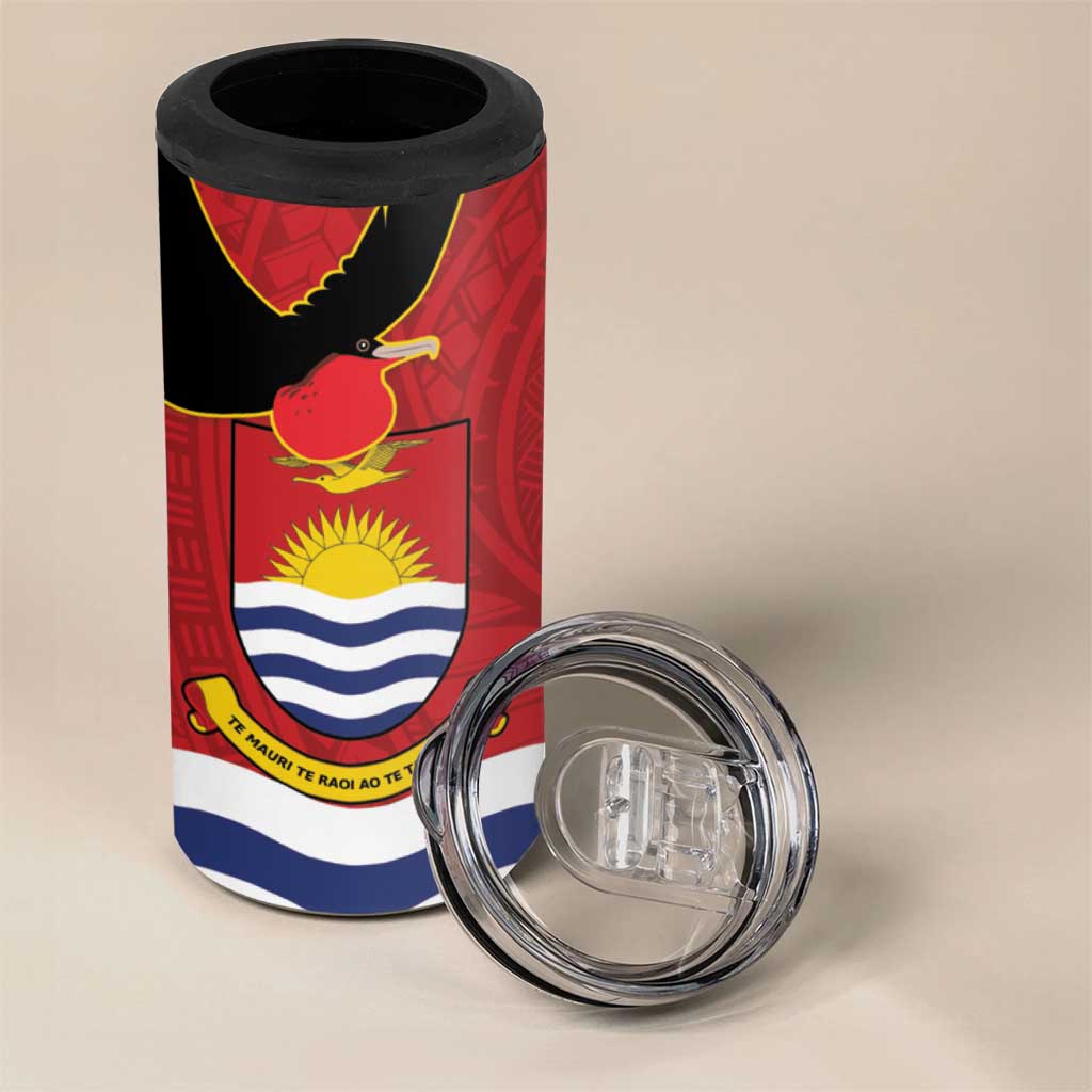 Mauri Kiribati Independence Day 4 in 1 Can Cooler Tumbler 1979 Proud National Frigatebird LT14 - Polynesian Pride