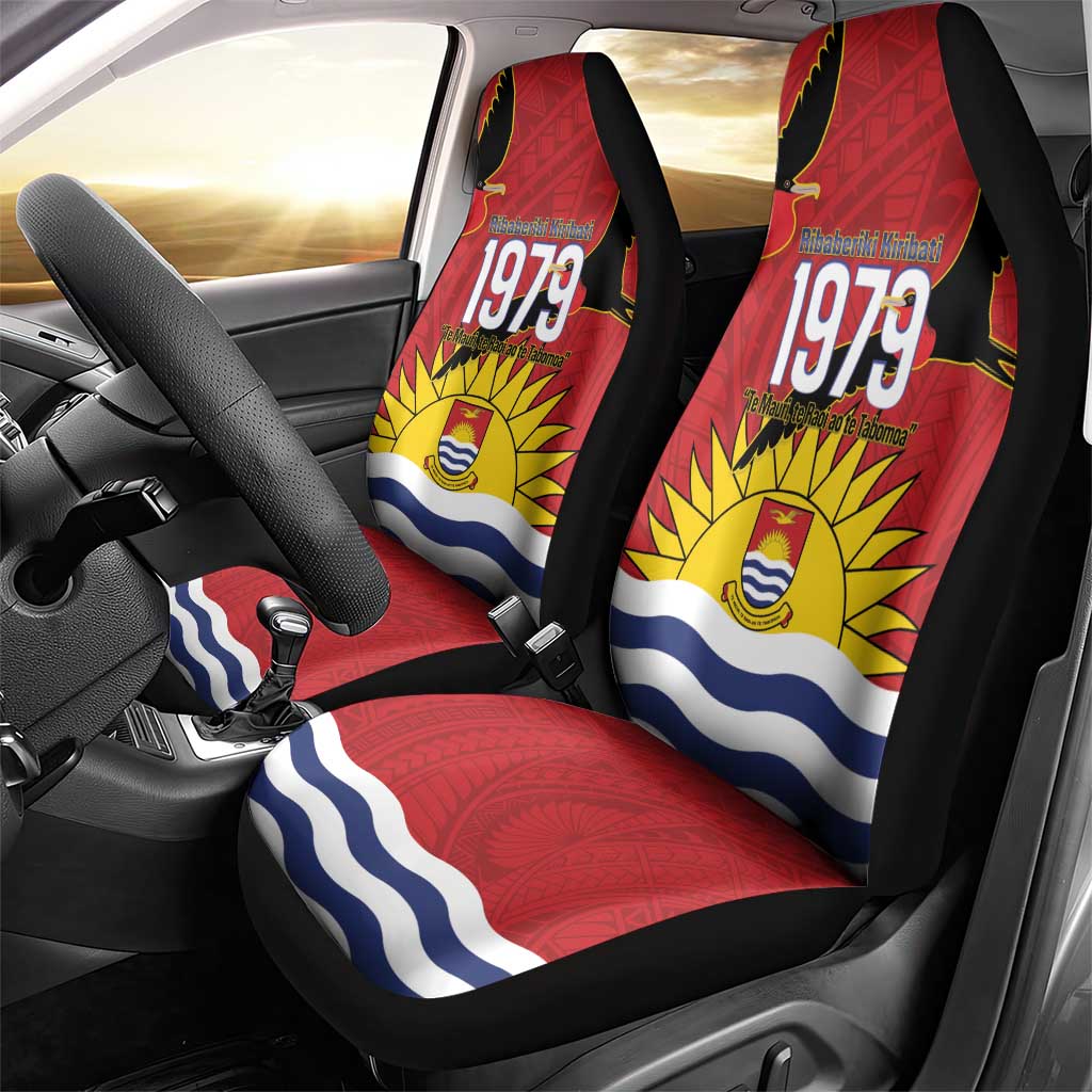 Mauri Kiribati Independence Day Car Seat Cover 1979 Proud National Frigatebird LT14 - Polynesian Pride