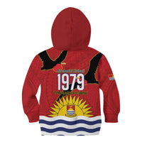 Mauri Kiribati Independence Day Kid Hoodie 1979 Proud National Frigatebird LT14 - Polynesian Pride