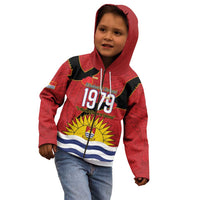 Mauri Kiribati Independence Day Kid Hoodie 1979 Proud National Frigatebird LT14 - Polynesian Pride
