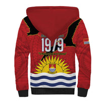 Mauri Kiribati Independence Day Sherpa Hoodie 1979 Proud National Frigatebird LT14 - Polynesian Pride