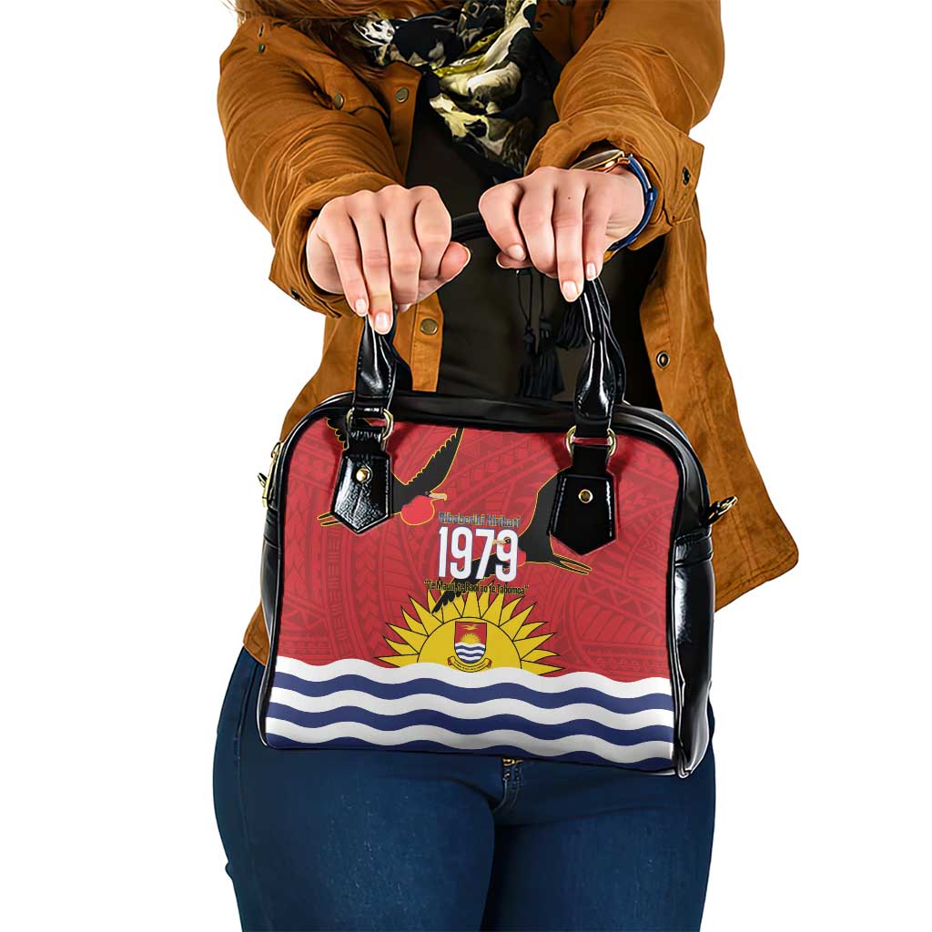 Mauri Kiribati Independence Day Shoulder Handbag 1979 Proud National Frigatebird