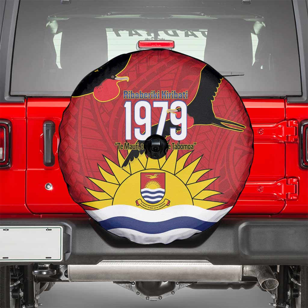 Mauri Kiribati Independence Day Spare Tire Cover 1979 Proud National Frigatebird LT14 - Polynesian Pride