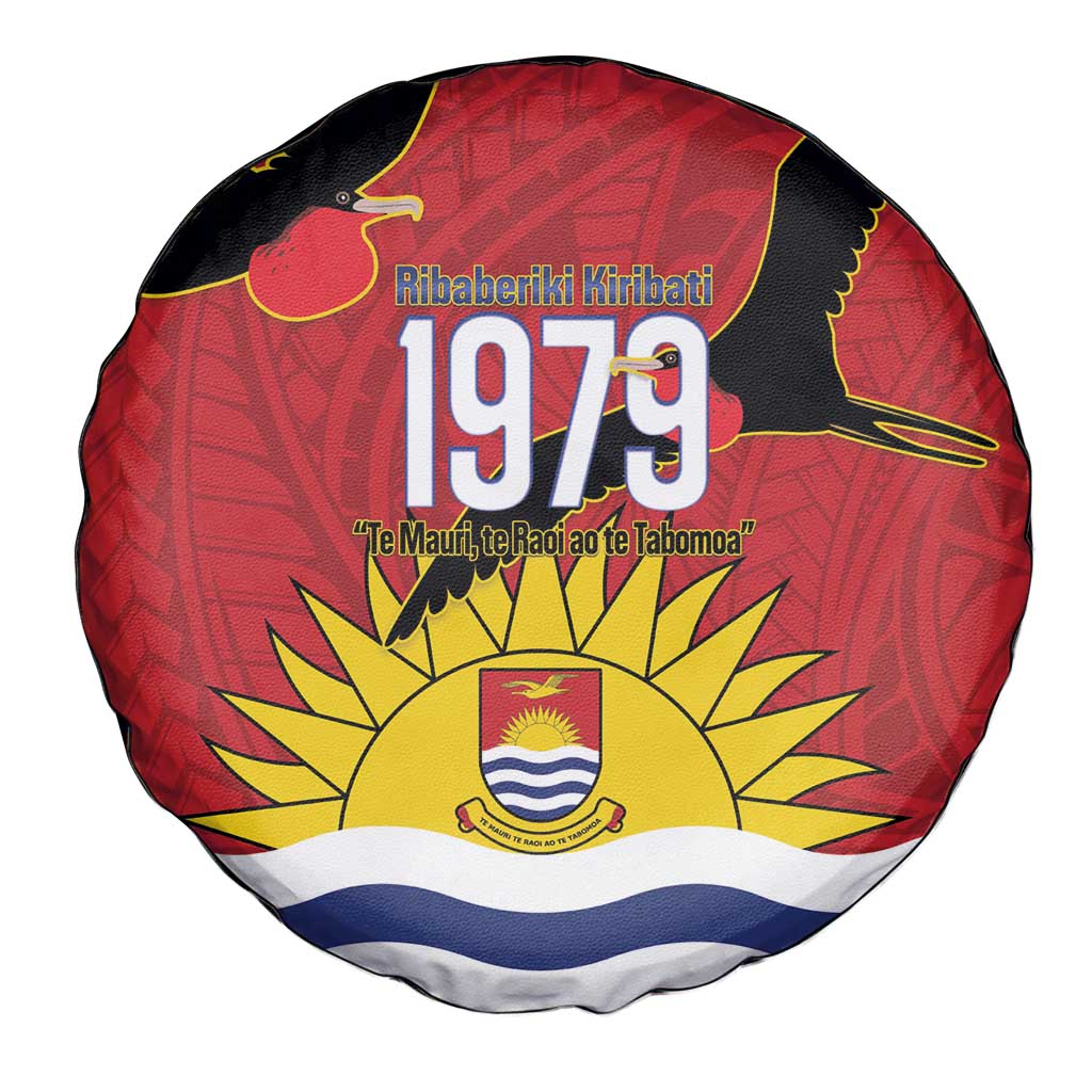 Mauri Kiribati Independence Day Spare Tire Cover 1979 Proud National Frigatebird LT14 - Polynesian Pride