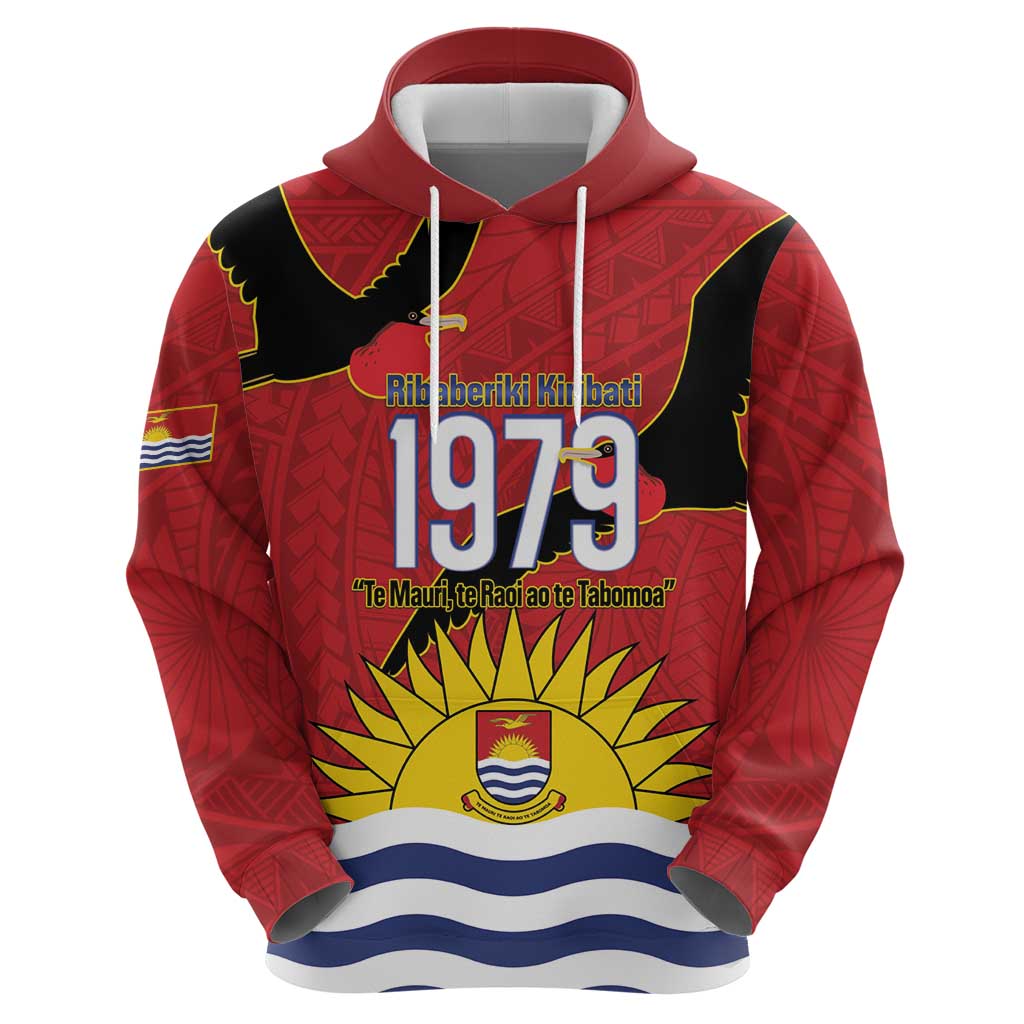Mauri Kiribati Independence Day Zip Hoodie 1979 Proud National Frigatebird LT14 - Polynesian Pride