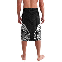 Palau Constitution Day Lavalava Belau Seal With Polynesian Pattern - Black