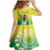 Cook Islands Independence Day Family Matching Mermaid Dress and Hawaiian Shirt Kuki Airani Tiare Maori Polynesian Pattern - Green LT14 - Polynesian Pride