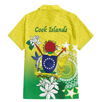 Cook Islands Independence Day Family Matching Mermaid Dress and Hawaiian Shirt Kuki Airani Tiare Maori Polynesian Pattern - Green LT14 - Polynesian Pride
