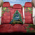 New Zealand Christmas In July Back Car Seat Cover Kowhai Tui Bird With Pohutukawa - Red