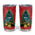 New Zealand Christmas In July Tumbler Cup Kowhai Tui Bird With Pohutukawa - Red