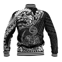 Polynesian Pride Scorpio Zodiac Baseball Jacket Astrological Sign Tribal Plumeria Black LT14 - Polynesian Pride