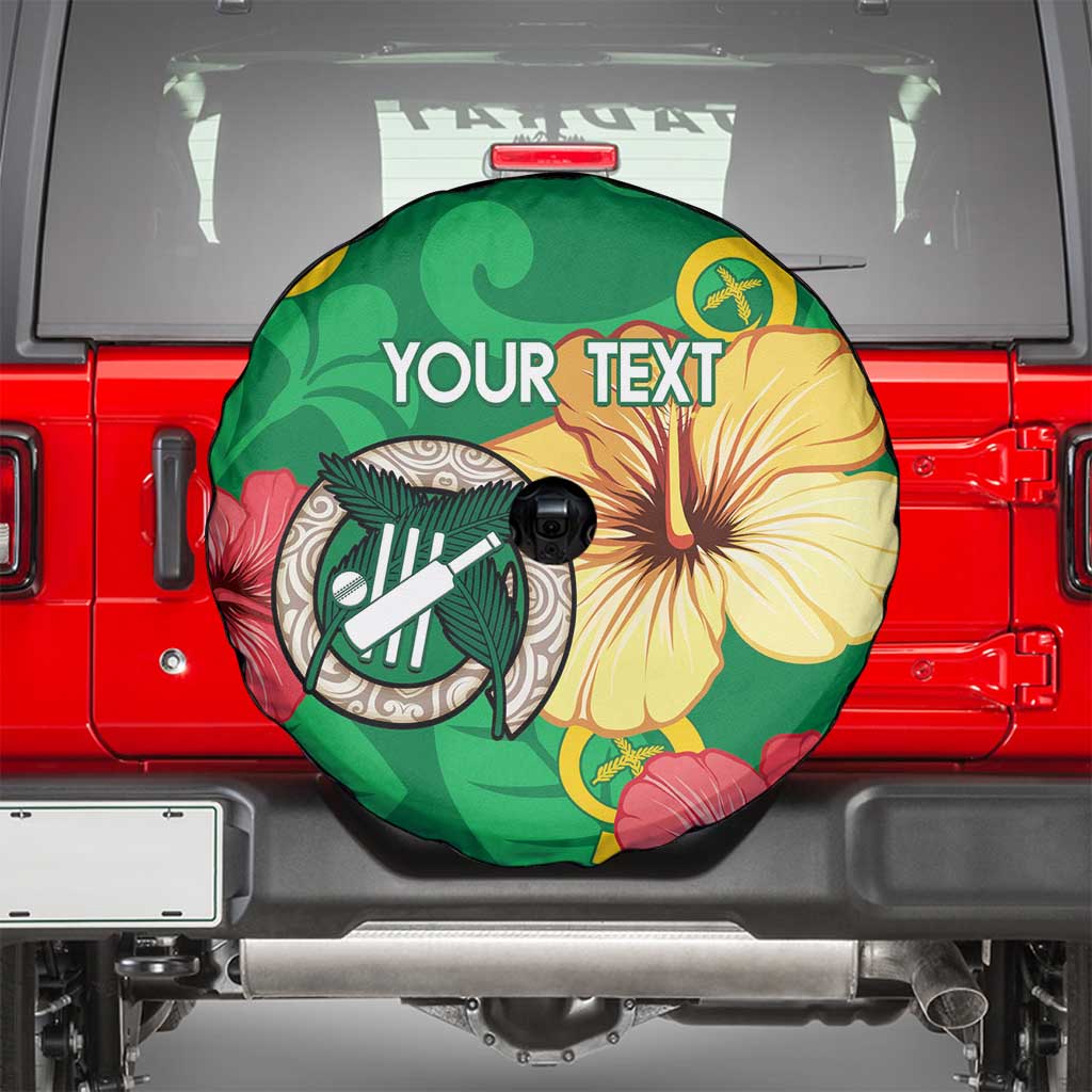 Custom Vanuatu Cricket Spare Tire Cover 2024 Tropical Flowers Version LT14 - Polynesian Pride