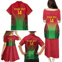 Custom Vanuatu Cricket Family Matching Puletasi and Hawaiian Shirt 2024 Polynesian Pattern Sporty Style LT14 - Polynesian Pride