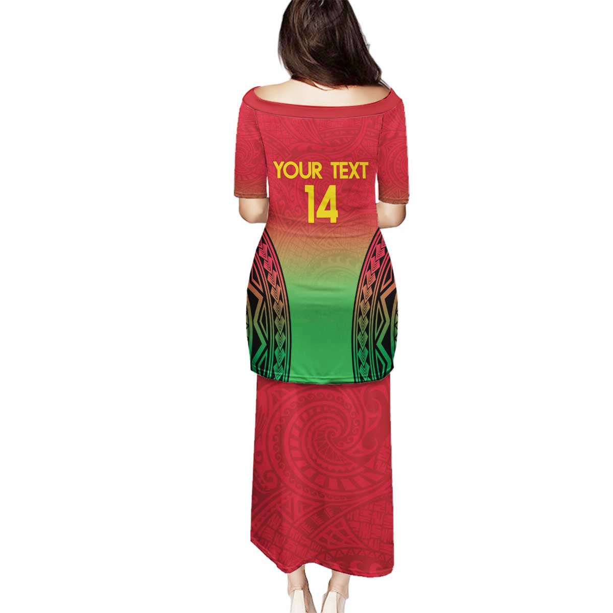 Custom Vanuatu Cricket Family Matching Puletasi and Hawaiian Shirt 2024 Polynesian Pattern Sporty Style LT14 - Polynesian Pride
