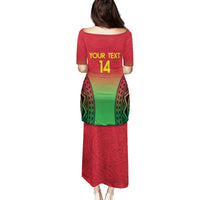 Custom Vanuatu Cricket Family Matching Puletasi and Hawaiian Shirt 2024 Polynesian Pattern Sporty Style LT14 - Polynesian Pride