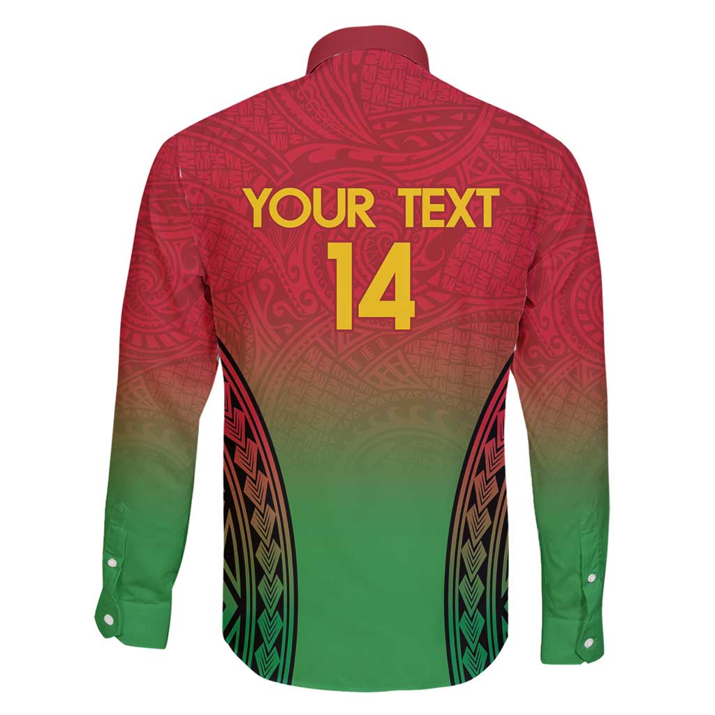 Custom Vanuatu Cricket Family Matching Short Sleeve Bodycon Dress and Hawaiian Shirt 2024 Polynesian Pattern Sporty Style LT14 - Polynesian Pride