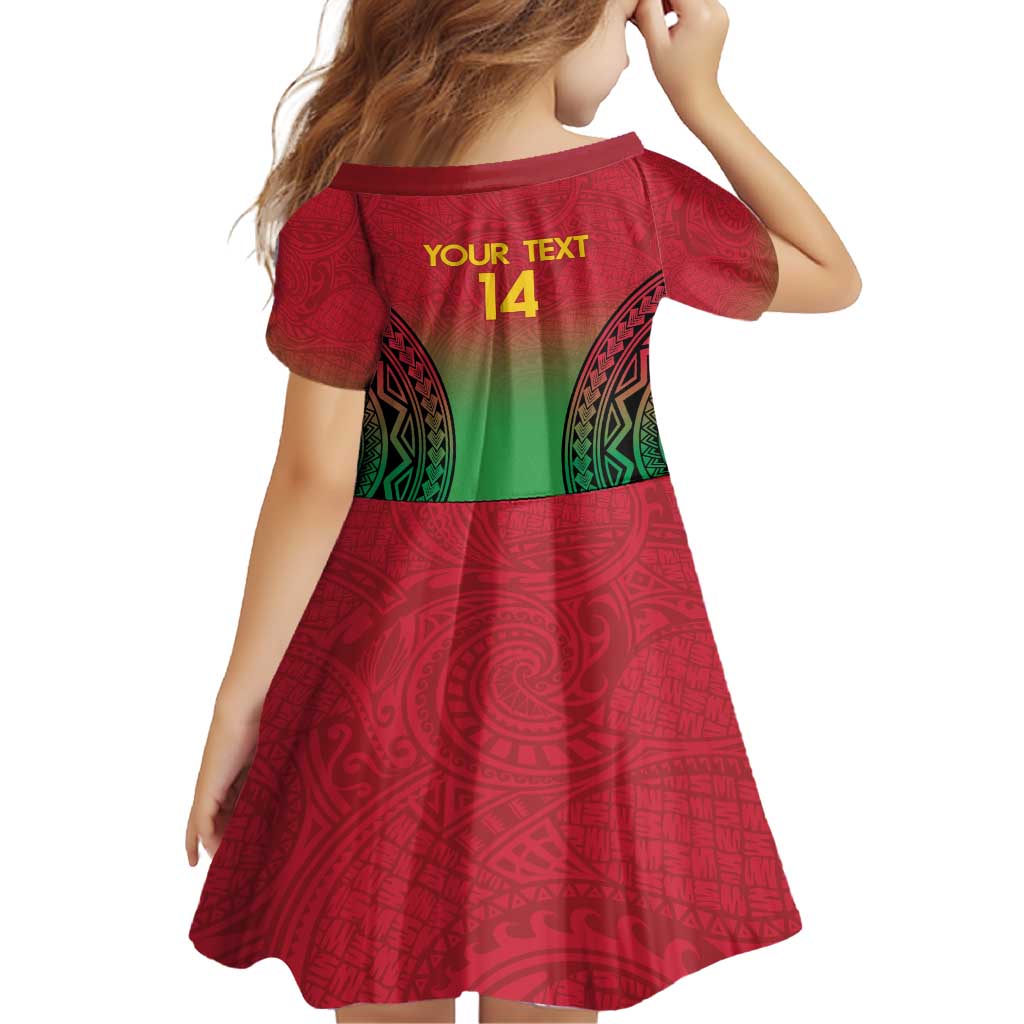 Custom Vanuatu Cricket Family Matching Summer Maxi Dress and Hawaiian Shirt 2024 Polynesian Pattern Sporty Style LT14 - Polynesian Pride