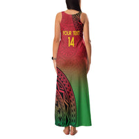 Custom Vanuatu Cricket Family Matching Tank Maxi Dress and Hawaiian Shirt 2024 Polynesian Pattern Sporty Style LT14 - Polynesian Pride