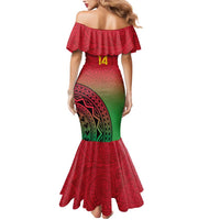 Custom Vanuatu Cricket Mermaid Dress 2024 Polynesian Pattern Sporty Style LT14 - Polynesian Pride