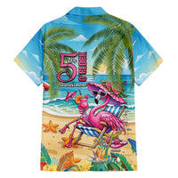 Flamingo Aloha Hawaii Family Matching Summer Maxi Dress and Hawaiian Shirt It's 5 OClock Somewhere Tropical Vibes LT14 - Polynesian Pride