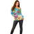 Flamingo Aloha Hawaii Off Shoulder Sweater It's 5 O’Clock Somewhere Tropical Vibes - Polynesian Pride