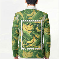 Aloha Hawaii Maia Blazer Hawaiian Banana Stylized Stamp LT14 - Polynesian Pride