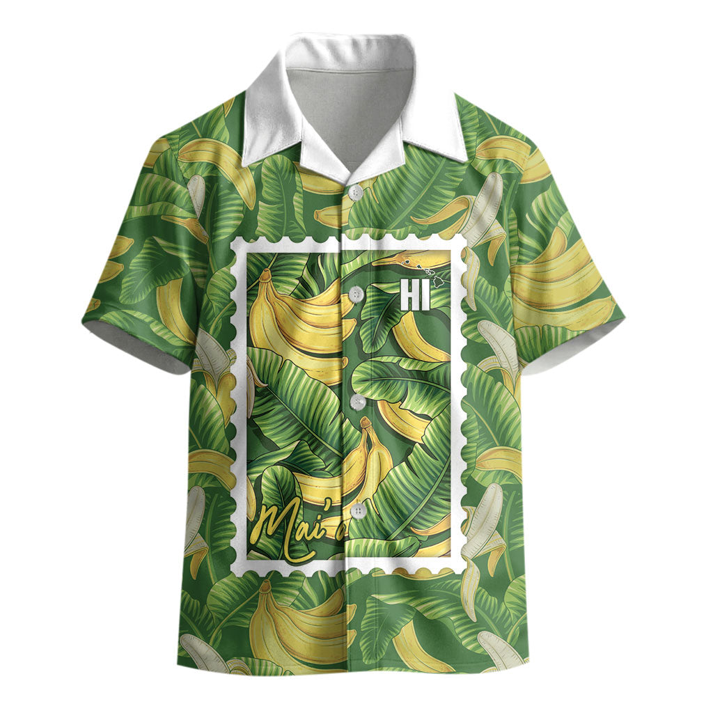 Aloha Hawaii Maia Kid Hawaiian Shirt Hawaiian Banana Stylized Stamp LT14 - Polynesian Pride