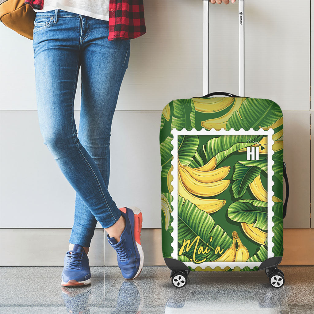 Aloha Hawaii Maia Luggage Cover Hawaiian Banana Stylized Stamp LT14 - Polynesian Pride