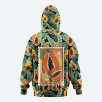 Aloha Hawaii Mikana Hoodie Hawaiian Papaya Stylized Stamp LT14 - Polynesian Pride