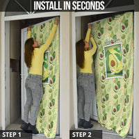 Aloha Hawaii Avocado Door Cover Hawaiian Fruit Stylized Stamp LT14 - Polynesian Pride