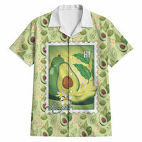 Aloha Hawaii Avocado Hawaiian Shirt Hawaiian Fruit Stylized Stamp LT14 Green - Polynesian Pride