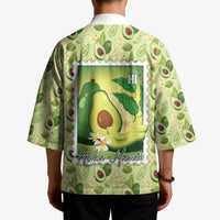 Aloha Hawaii Avocado Kimono Hawaiian Fruit Stylized Stamp LT14 - Polynesian Pride