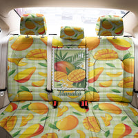 Aloha Hawaii Manako Palaka Motifs Back Car Seat Cover Hawaiian Mango Stylized Stamp LT14 - Polynesian Pride