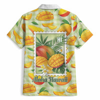 Aloha Hawaii Manako Palaka Motifs Hawaiian Shirt Hawaiian Mango Stylized Stamp LT14 - Polynesian Pride