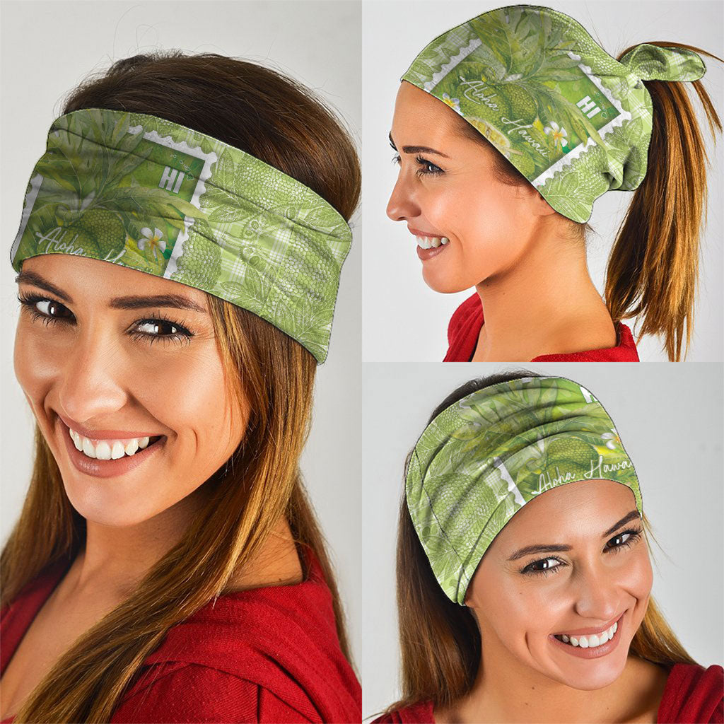 Aloha Hawaii Ulu Palaka Motifs Neck Gaiter Hawaiian Breadfruit Stylized Stamp LT14 - Polynesian Pride